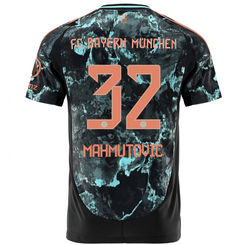 Danxen Kinderen Ena Mahmutovic #32 Zwart Uitshirt Uittenue 2024/25 T-Shirt