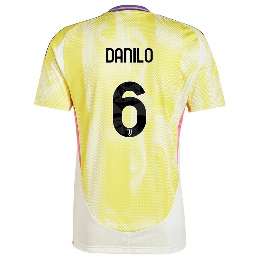 Danxen Kinderen Danilo #6 Zonnig Geel Uitshirt Uittenue 2024/25 T-Shirt