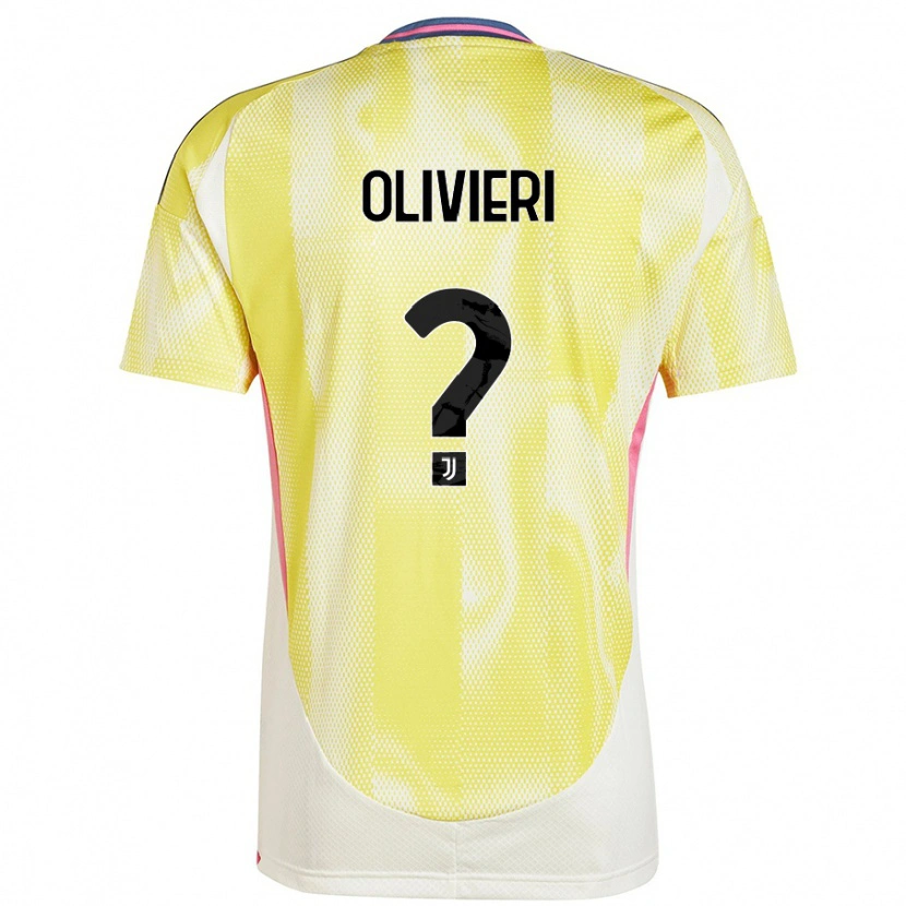 Danxen Kinderen Marco Olivieri #0 Zonnig Geel Uitshirt Uittenue 2024/25 T-Shirt