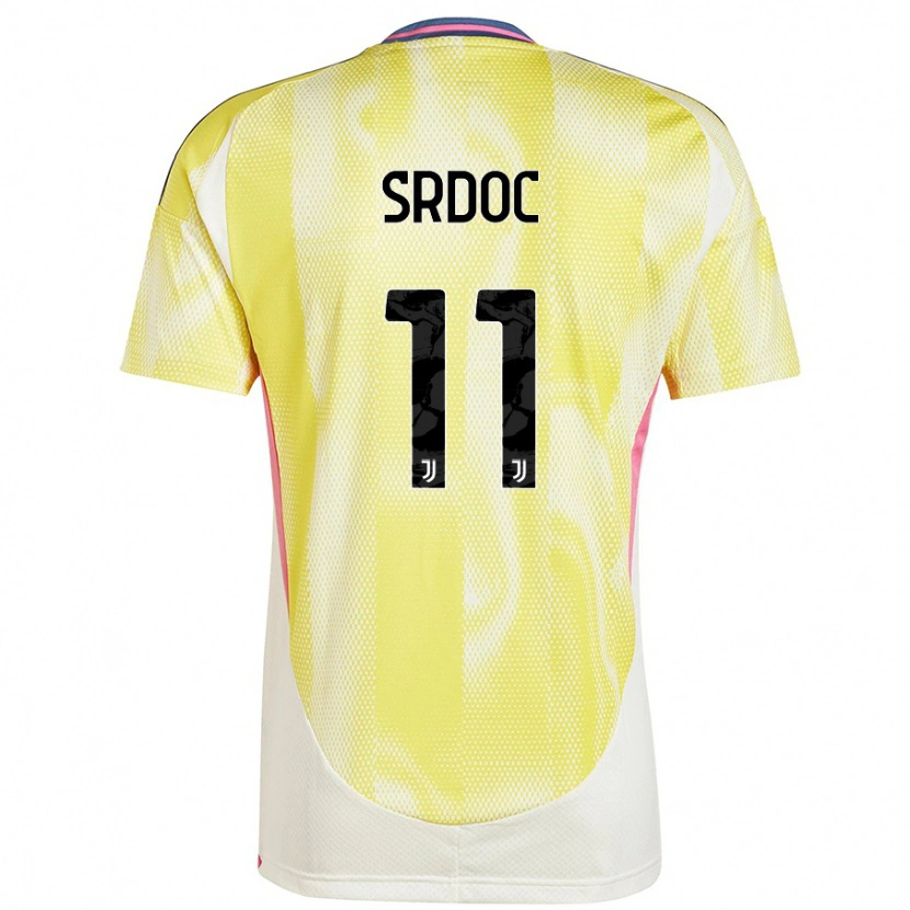 Danxen Kinderen Ivano Srdoc #11 Zonnig Geel Uitshirt Uittenue 2024/25 T-Shirt