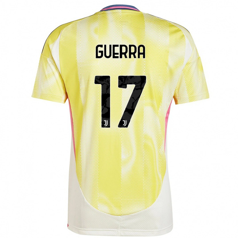 Danxen Kinderen Simone Guerra #17 Zonnig Geel Uitshirt Uittenue 2024/25 T-Shirt