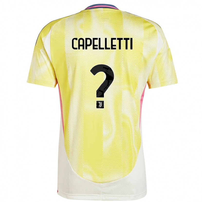 Danxen Kinderen Alessia Capelletti #0 Zonnig Geel Uitshirt Uittenue 2024/25 T-Shirt