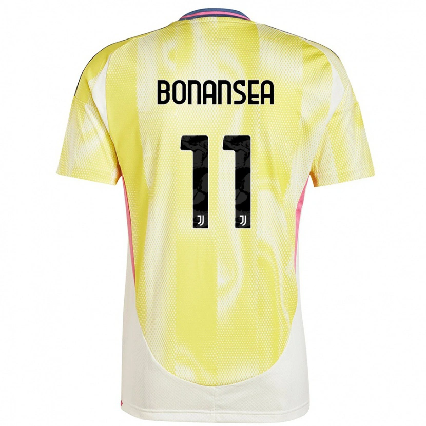 Danxen Kinderen Barbara Bonansea #11 Zonnig Geel Uitshirt Uittenue 2024/25 T-Shirt