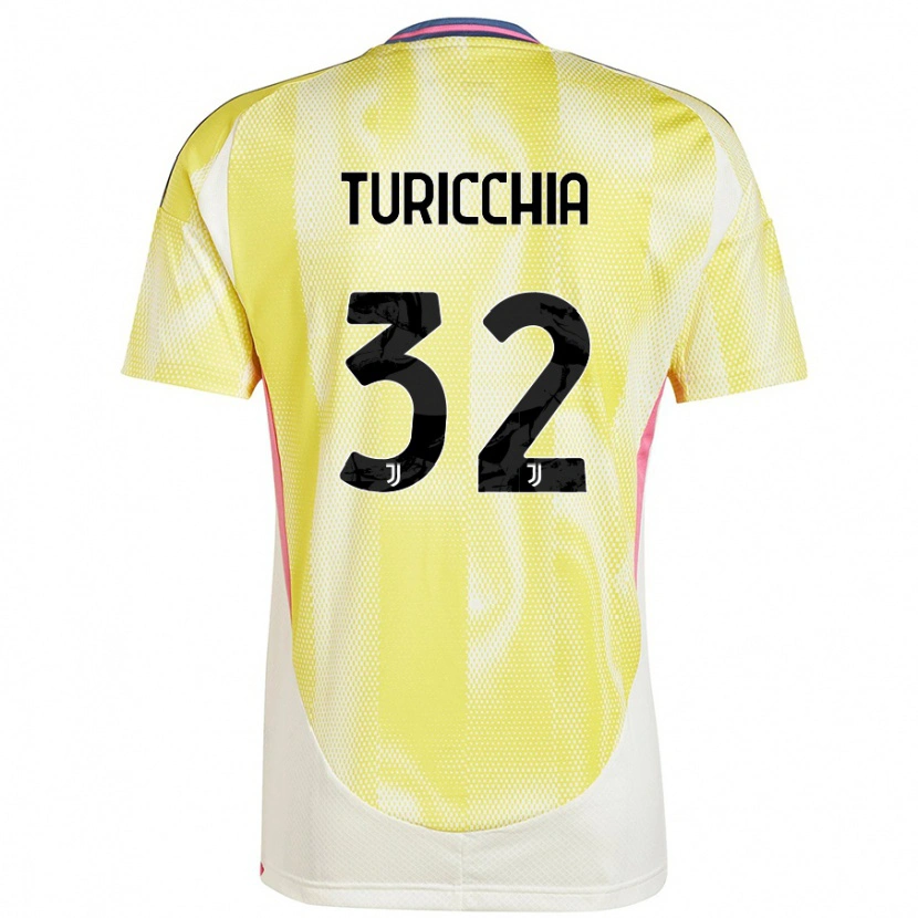 Danxen Kinderen Riccardo Turicchia #32 Zonnig Geel Uitshirt Uittenue 2024/25 T-Shirt