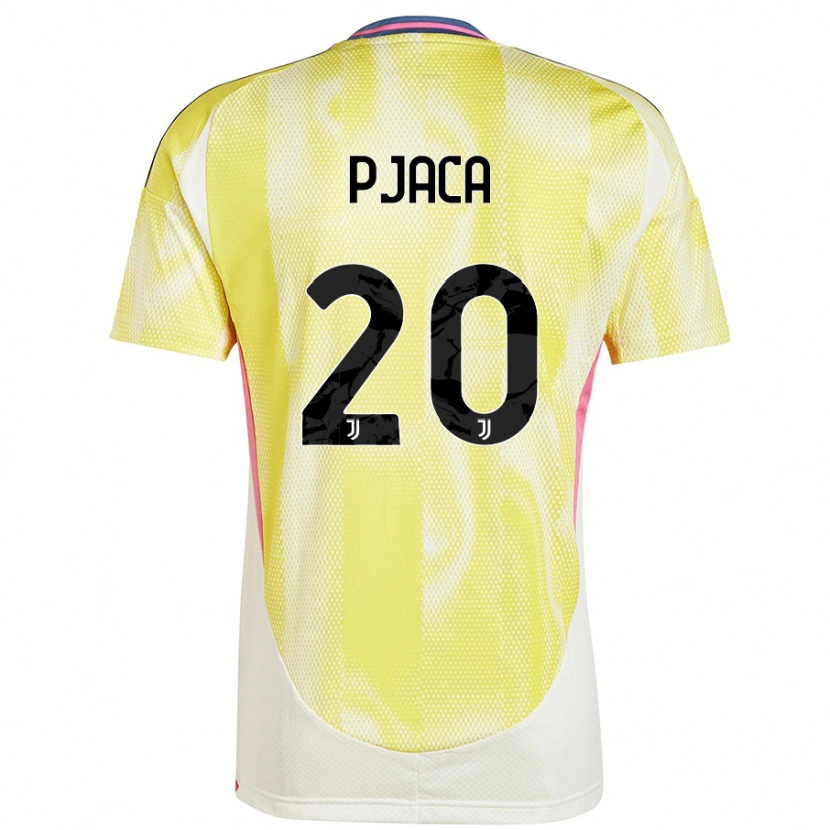 Danxen Kinderen Marko Pjaca #20 Zonnig Geel Uitshirt Uittenue 2024/25 T-Shirt