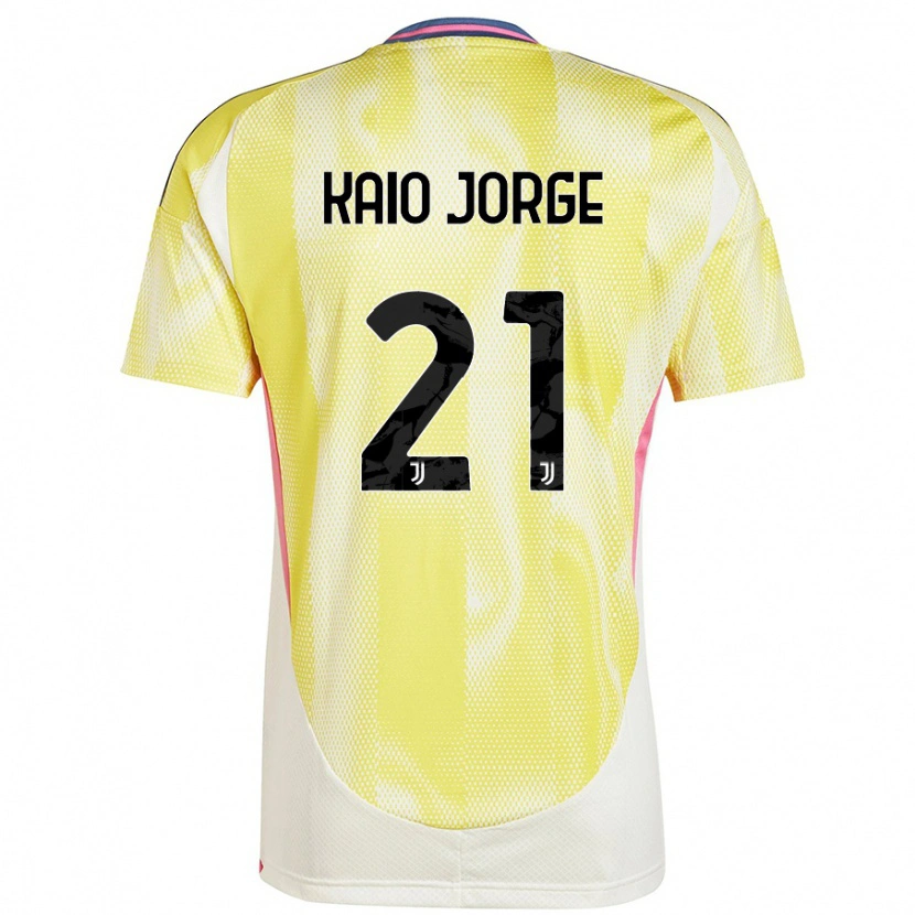 Danxen Kinderen Kaio Jorge #21 Zonnig Geel Uitshirt Uittenue 2024/25 T-Shirt