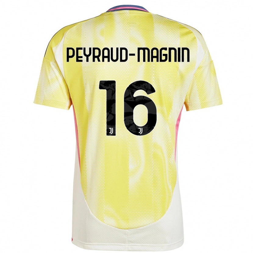 Danxen Kinderen Pauline Peyraud-Magnin #16 Zonnig Geel Uitshirt Uittenue 2024/25 T-Shirt