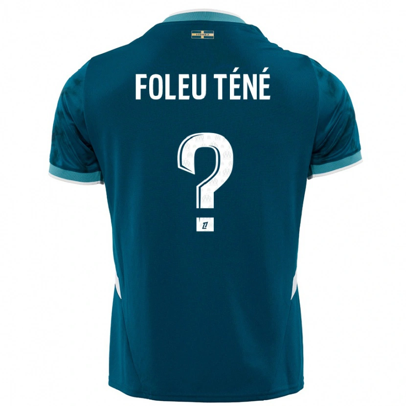 Danxen Kinderen Krys Foleu Téné #0 Turkoois Blauw Uitshirt Uittenue 2024/25 T-Shirt