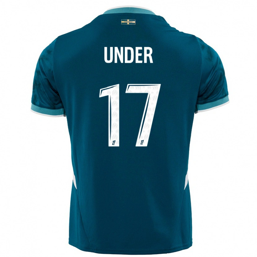 Danxen Kinderen Cengiz Under #17 Turkoois Blauw Uitshirt Uittenue 2024/25 T-Shirt