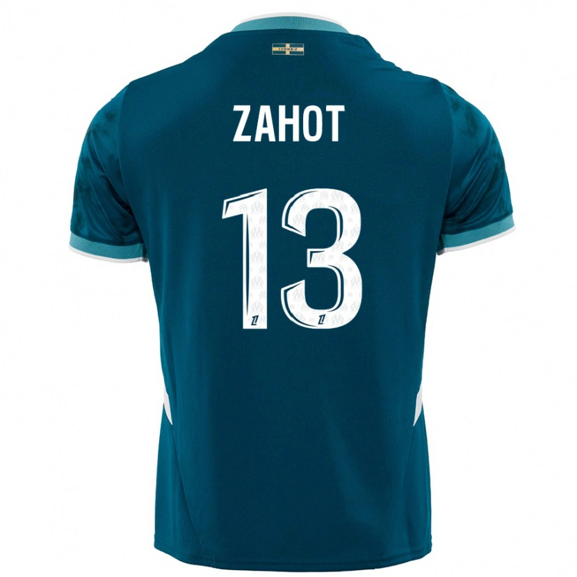 Danxen Kinderen Sarah Zahot #13 Turkoois Blauw Uitshirt Uittenue 2024/25 T-Shirt