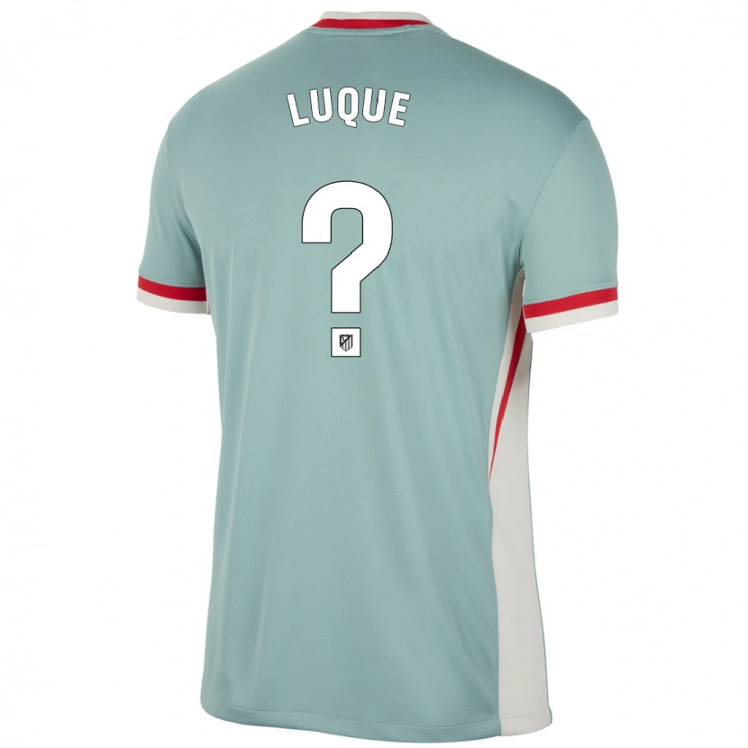 Danxen Kinderen Adrian Luque #0 Lichtbeige Blauw Uitshirt Uittenue 2024/25 T-Shirt