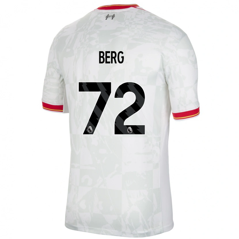 Danxen Kinderen Sepp Van Den Berg #72 Wit Rood Zwart Thuisshirt Derde Tenue 2024/25 T-Shirt