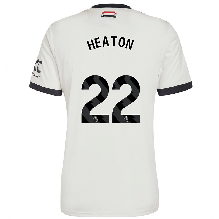 Danxen Kinderen Tom Heaton #22 Gebroken Wit Thuisshirt Derde Tenue 2024/25 T-Shirt