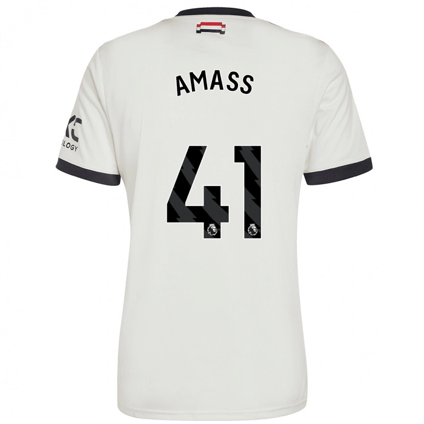 Danxen Kinderen Harry Amass #41 Gebroken Wit Thuisshirt Derde Tenue 2024/25 T-Shirt