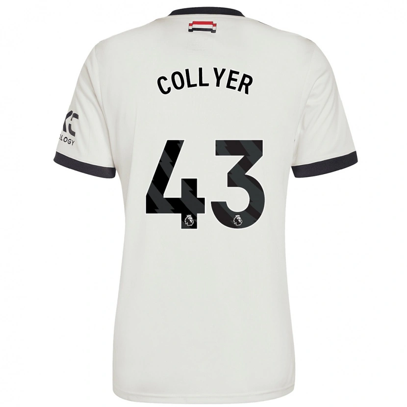 Danxen Kinderen Toby Collyer #43 Gebroken Wit Thuisshirt Derde Tenue 2024/25 T-Shirt