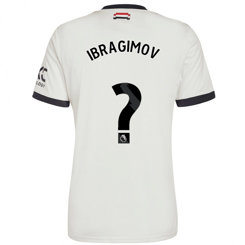 Danxen Kinderen Amir Ibragimov #0 Gebroken Wit Thuisshirt Derde Tenue 2024/25 T-Shirt