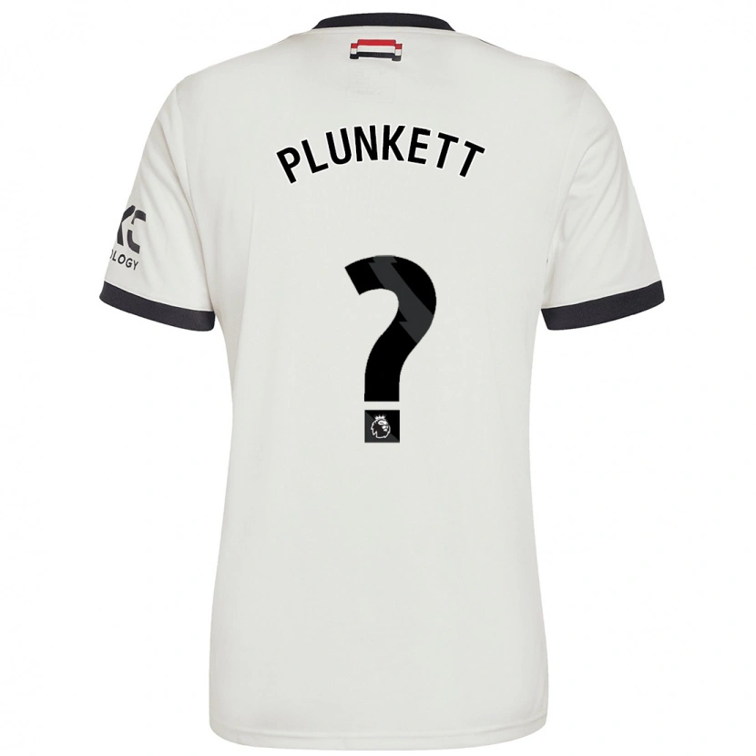 Danxen Kinderen Dante Plunkett #0 Gebroken Wit Thuisshirt Derde Tenue 2024/25 T-Shirt