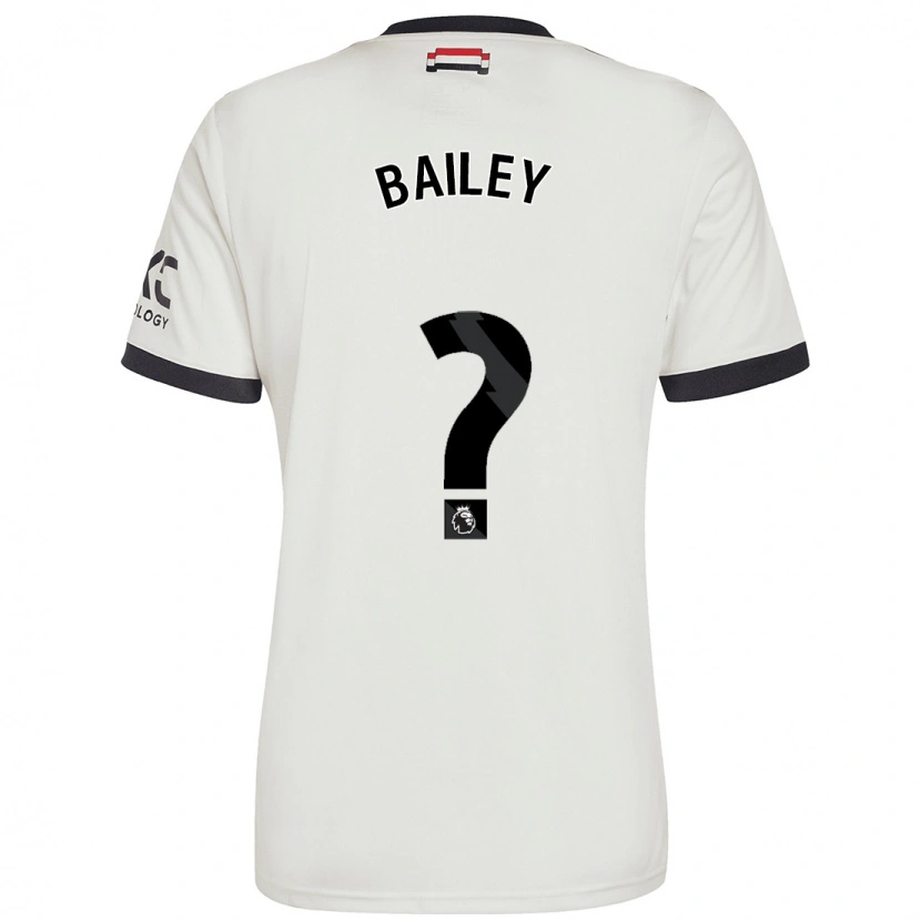 Danxen Kinderen James Bailey #0 Gebroken Wit Thuisshirt Derde Tenue 2024/25 T-Shirt