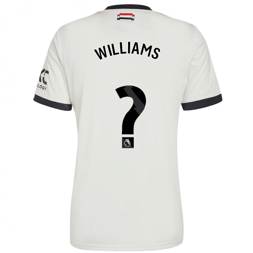 Danxen Kinderen Joe Williams #0 Gebroken Wit Thuisshirt Derde Tenue 2024/25 T-Shirt