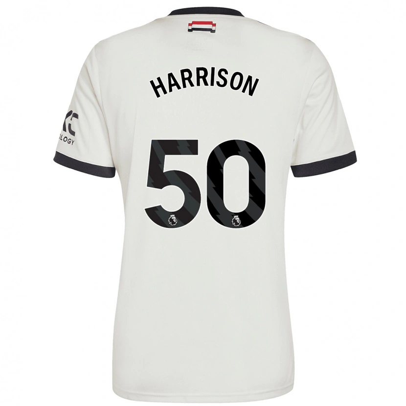 Danxen Kinderen Elyh Harrison #50 Gebroken Wit Thuisshirt Derde Tenue 2024/25 T-Shirt