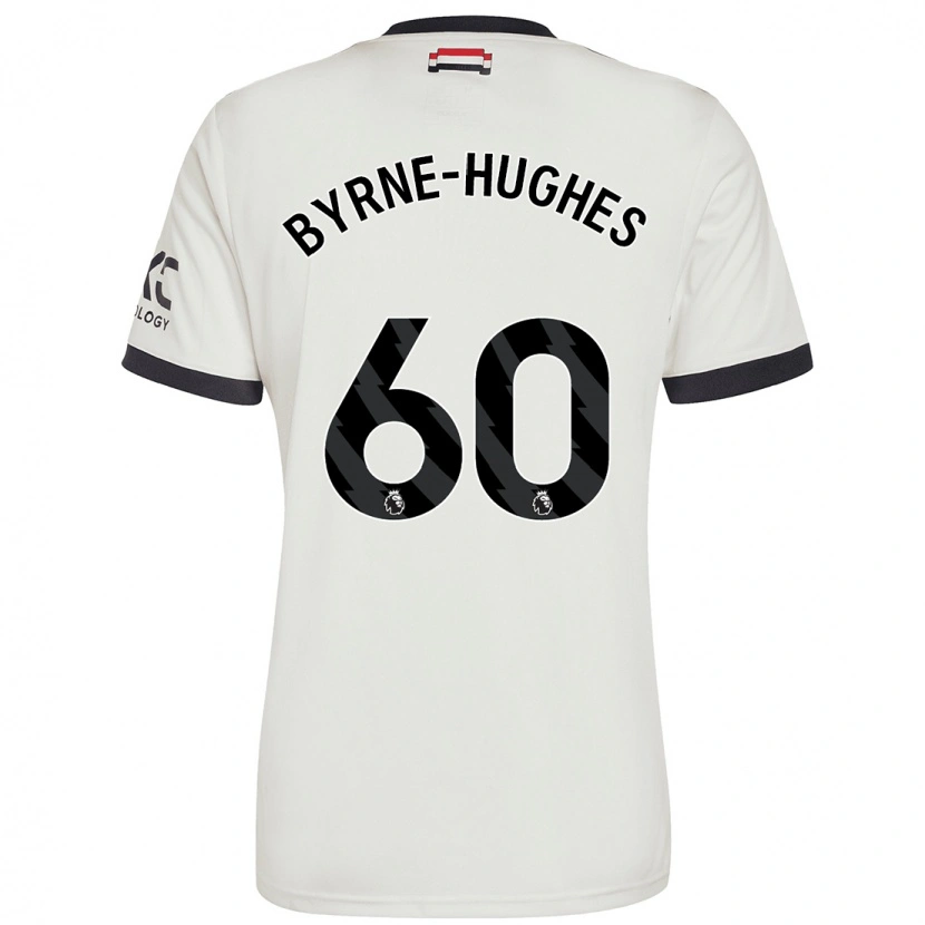 Danxen Kinderen Cameron Byrne-Hughes #60 Gebroken Wit Thuisshirt Derde Tenue 2024/25 T-Shirt