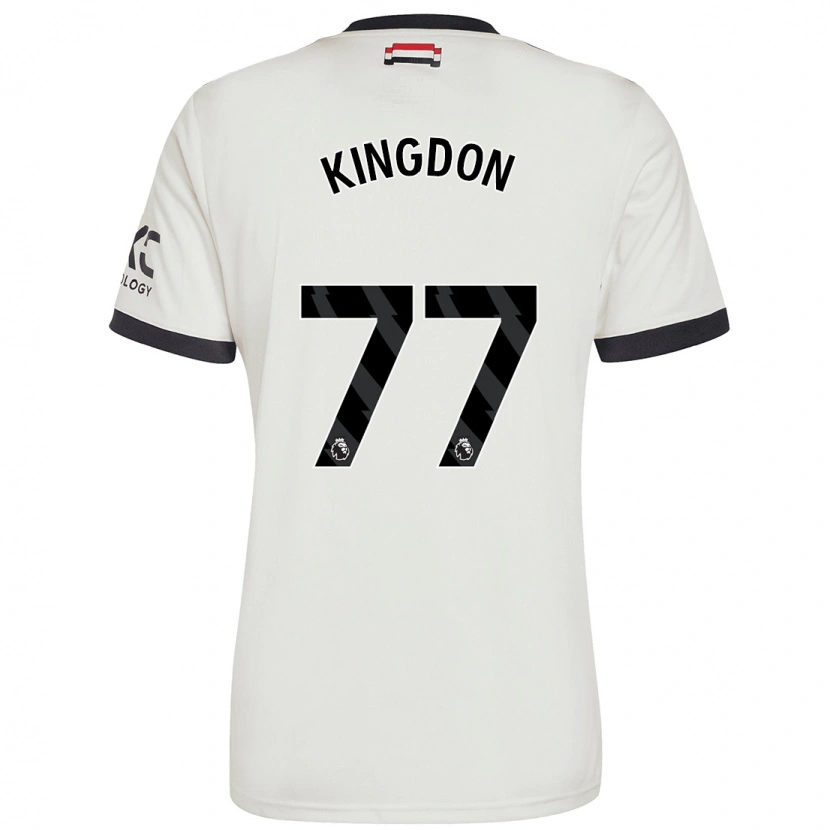 Danxen Kinderen Jack Kingdon #77 Gebroken Wit Thuisshirt Derde Tenue 2024/25 T-Shirt