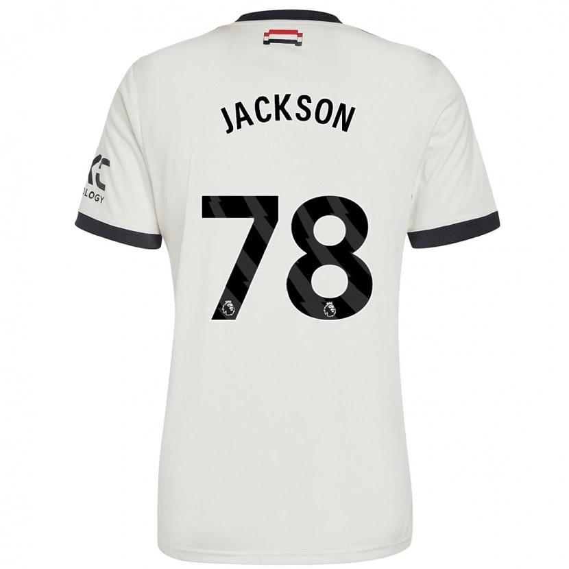 Danxen Kinderen Louis Jackson #78 Gebroken Wit Thuisshirt Derde Tenue 2024/25 T-Shirt