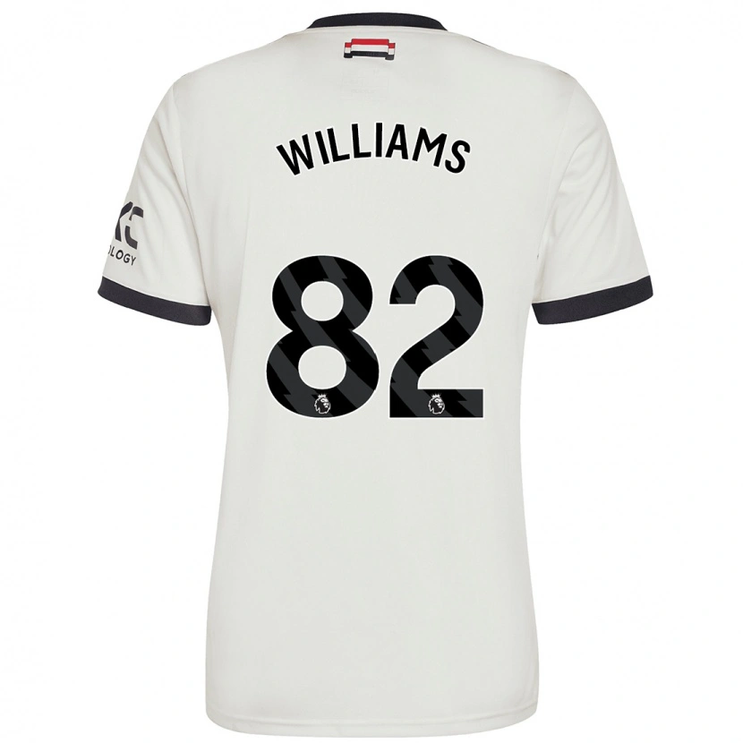 Danxen Kinderen Ethan Williams #82 Gebroken Wit Thuisshirt Derde Tenue 2024/25 T-Shirt