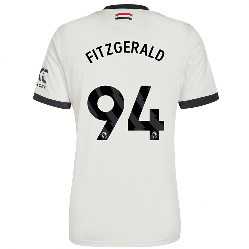 Danxen Kinderen Jayce Fitzgerald #94 Gebroken Wit Thuisshirt Derde Tenue 2024/25 T-Shirt