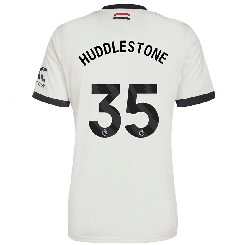 Danxen Kinderen Tom Huddlestone #35 Gebroken Wit Thuisshirt Derde Tenue 2024/25 T-Shirt