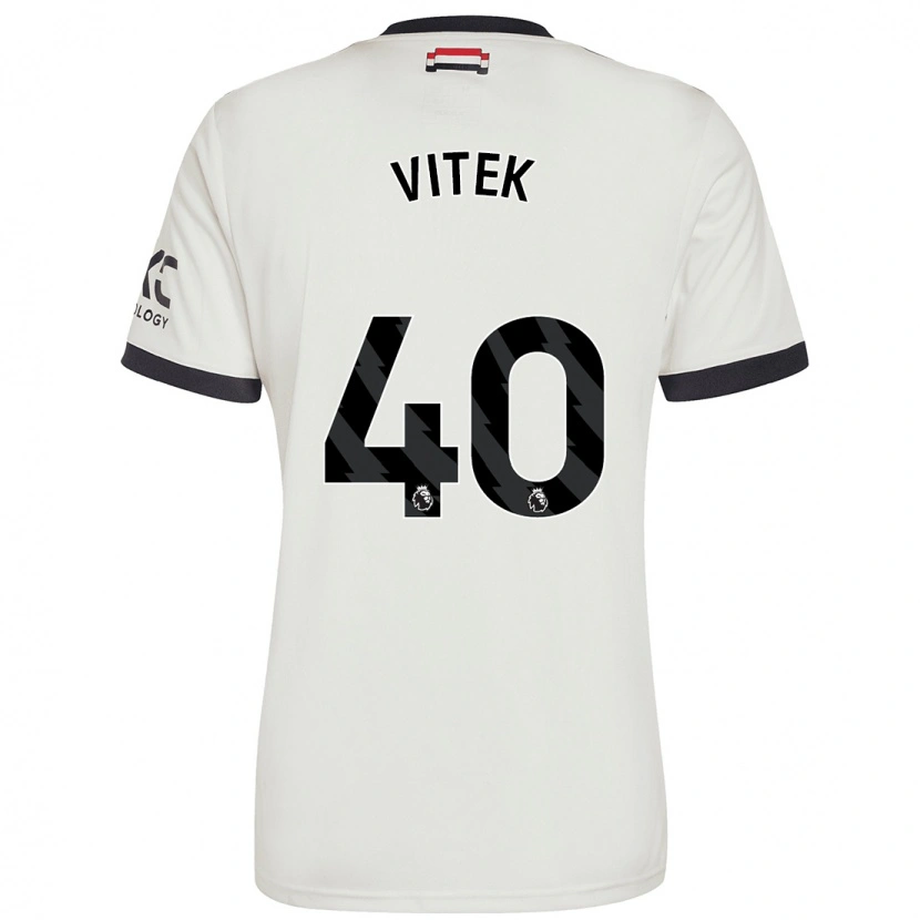 Danxen Kinderen Radek Vitek #40 Gebroken Wit Thuisshirt Derde Tenue 2024/25 T-Shirt