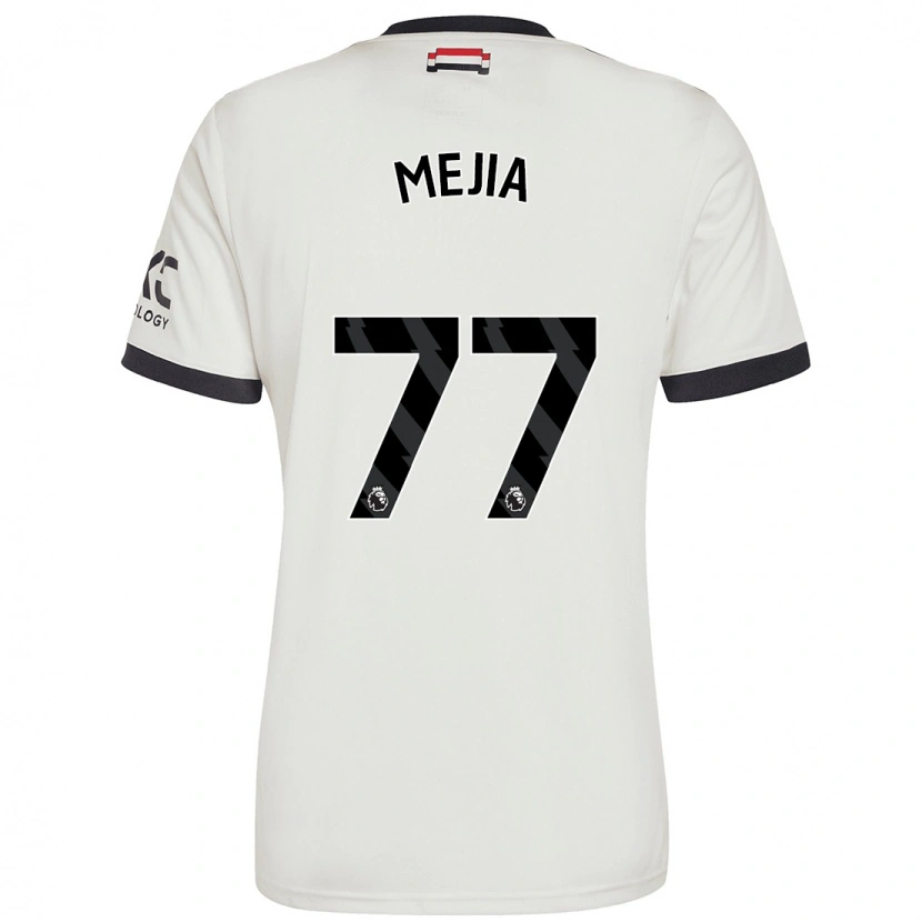 Danxen Kinderen Mateo Mejia #77 Gebroken Wit Thuisshirt Derde Tenue 2024/25 T-Shirt