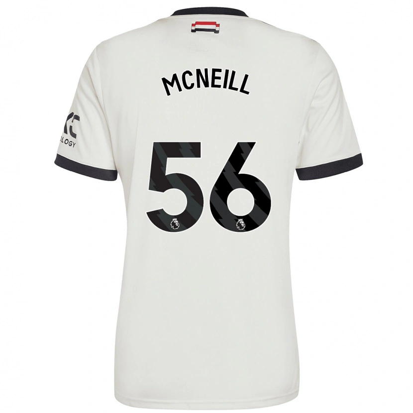 Danxen Kinderen Charlie Mcneill #56 Gebroken Wit Thuisshirt Derde Tenue 2024/25 T-Shirt