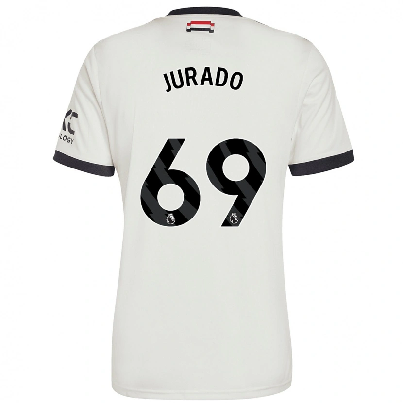 Danxen Kinderen Marc Jurado #69 Gebroken Wit Thuisshirt Derde Tenue 2024/25 T-Shirt