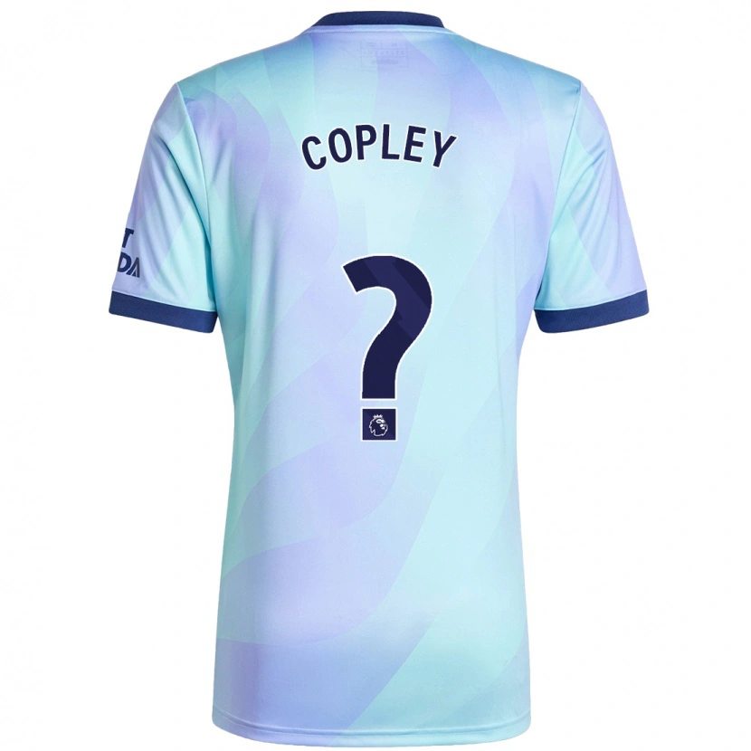 Danxen Kinderen Louie Copley #0 Aqua Thuisshirt Derde Tenue 2024/25 T-Shirt