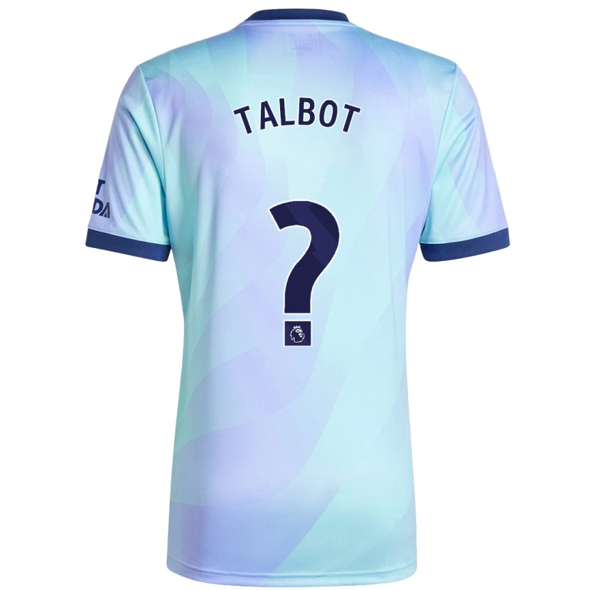 Danxen Kinderen Jack Talbot #0 Aqua Thuisshirt Derde Tenue 2024/25 T-Shirt