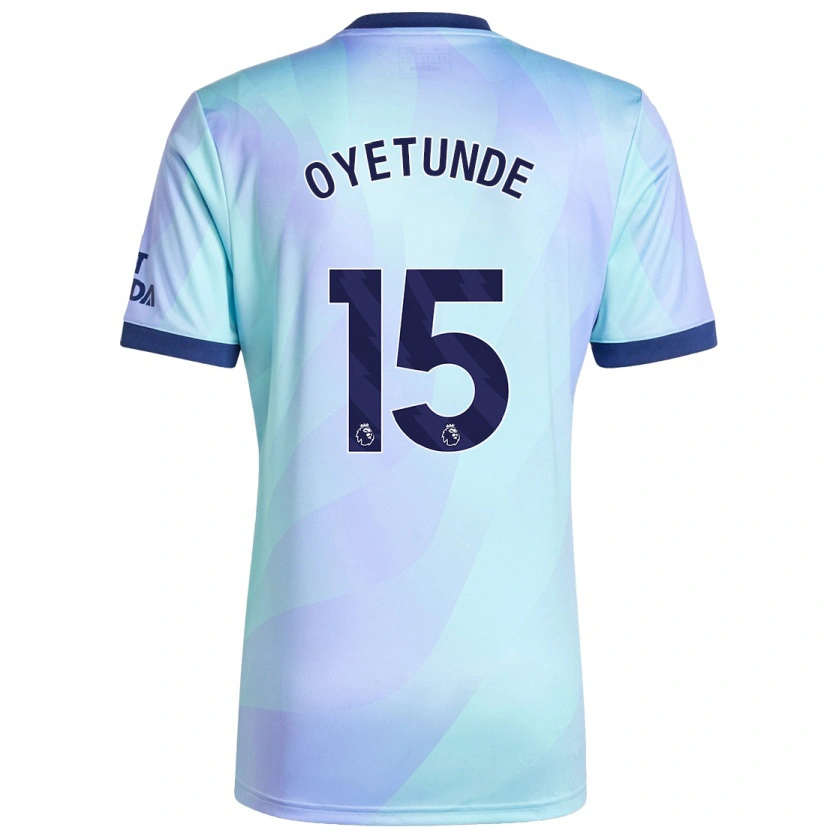 Danxen Kinderen Daniel Oyetunde #15 Aqua Thuisshirt Derde Tenue 2024/25 T-Shirt