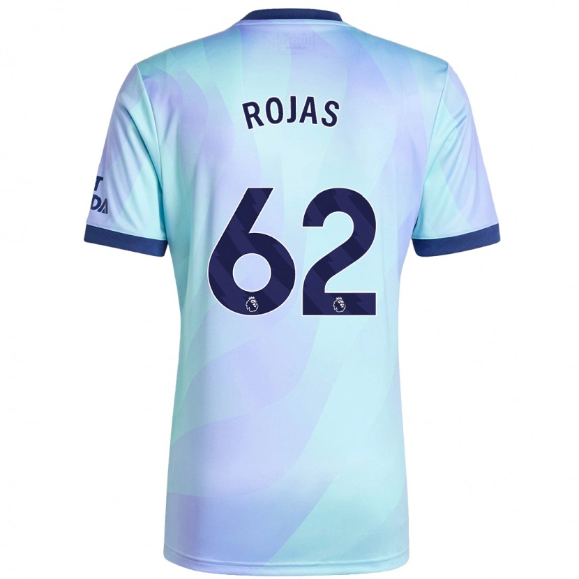 Danxen Kinderen Alexei Rojas #62 Aqua Thuisshirt Derde Tenue 2024/25 T-Shirt