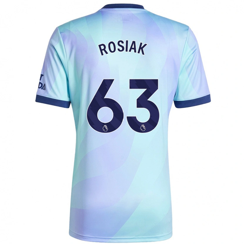 Danxen Kinderen Michal Rosiak #63 Aqua Thuisshirt Derde Tenue 2024/25 T-Shirt