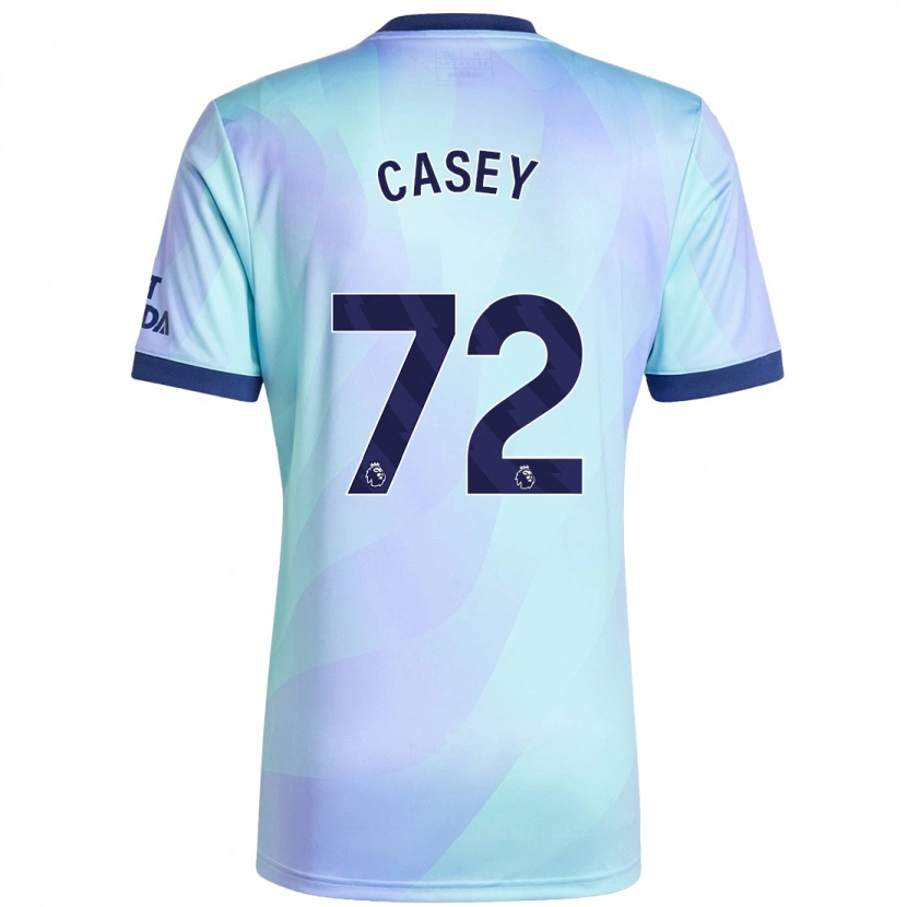 Danxen Kinderen Dan Casey #72 Aqua Thuisshirt Derde Tenue 2024/25 T-Shirt