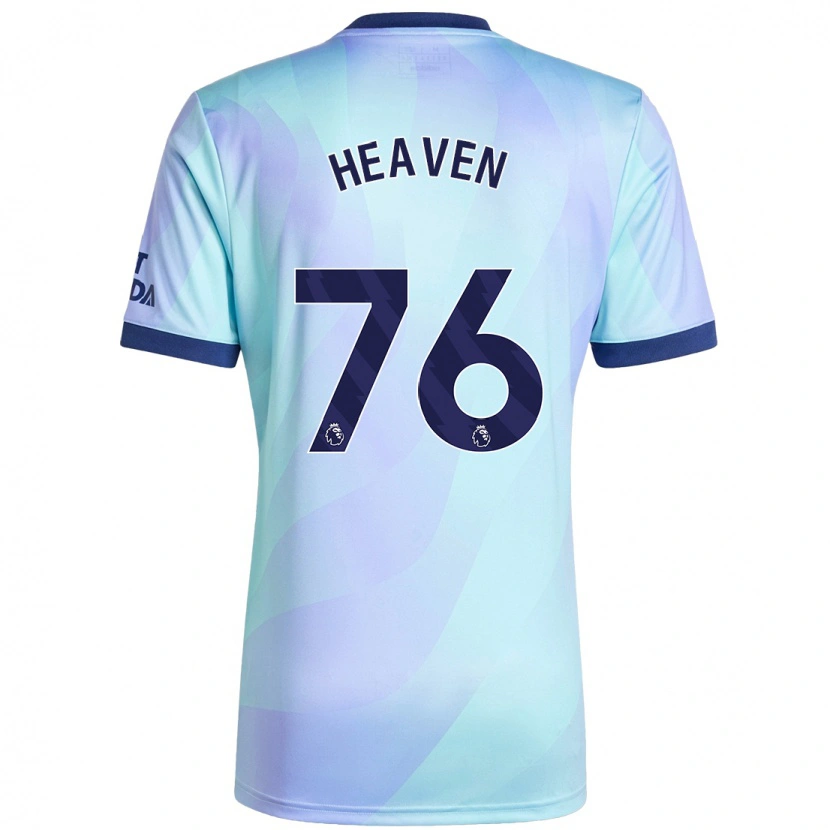 Danxen Kinderen Ayden Heaven #76 Aqua Thuisshirt Derde Tenue 2024/25 T-Shirt