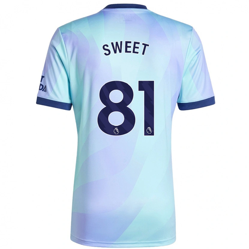 Danxen Kinderen Will Sweet #81 Aqua Thuisshirt Derde Tenue 2024/25 T-Shirt