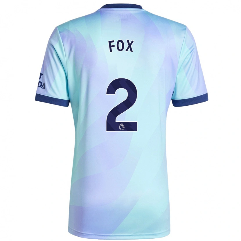 Danxen Kinderen Emily Fox #2 Aqua Thuisshirt Derde Tenue 2024/25 T-Shirt