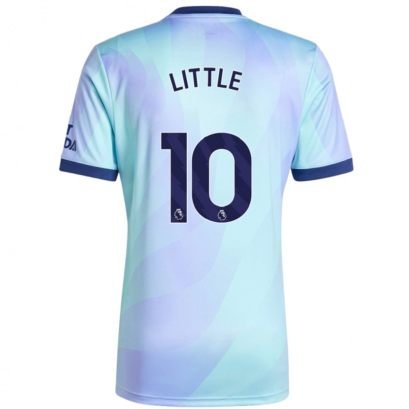 Danxen Kinderen Kim Little #10 Aqua Thuisshirt Derde Tenue 2024/25 T-Shirt