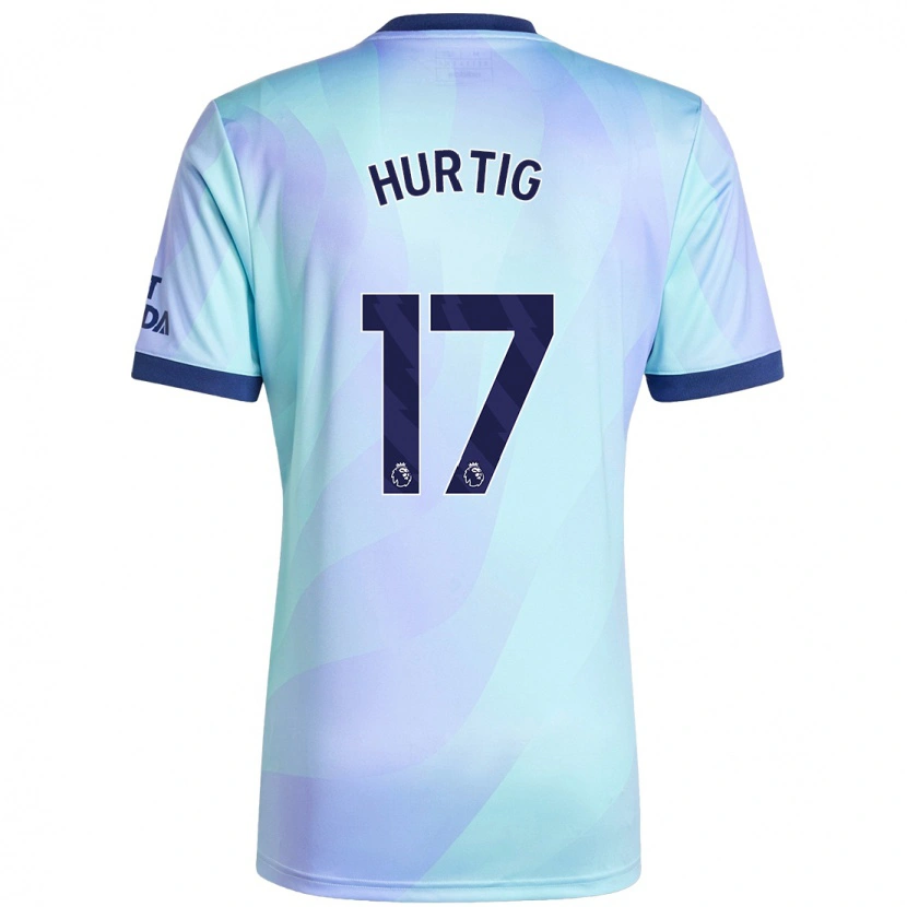 Danxen Kinderen Lina Hurtig #17 Aqua Thuisshirt Derde Tenue 2024/25 T-Shirt