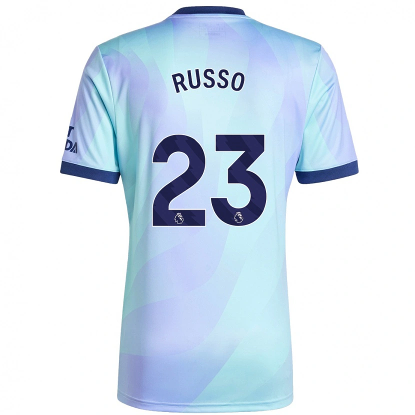 Danxen Kinderen Alessia Russo #23 Aqua Thuisshirt Derde Tenue 2024/25 T-Shirt