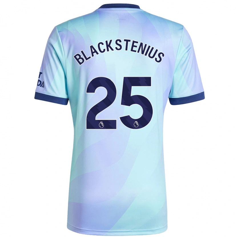 Danxen Kinderen Stina Blackstenius #25 Aqua Thuisshirt Derde Tenue 2024/25 T-Shirt