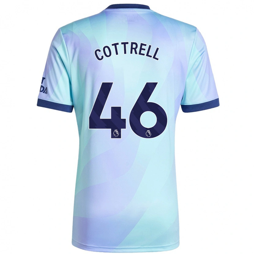 Danxen Kinderen Ben Cottrell #46 Aqua Thuisshirt Derde Tenue 2024/25 T-Shirt