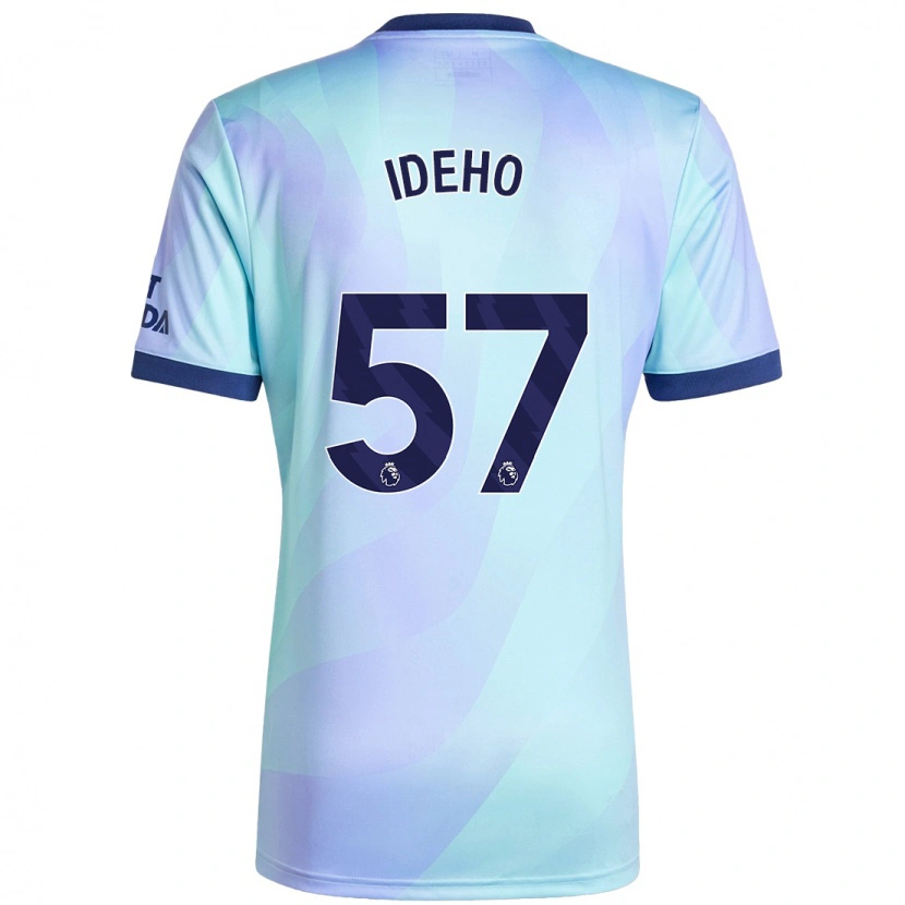 Danxen Kinderen Joel Ideho #57 Aqua Thuisshirt Derde Tenue 2024/25 T-Shirt