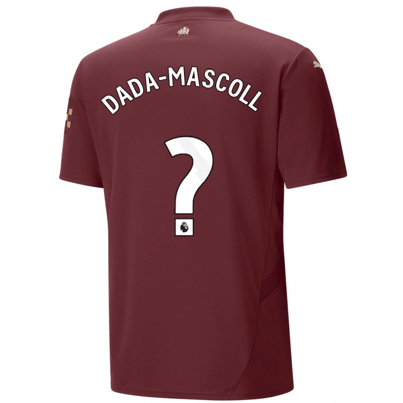 Danxen Kinderen Isaiah Dada-Mascoll #0 Kastanjebruin Thuisshirt Derde Tenue 2024/25 T-Shirt